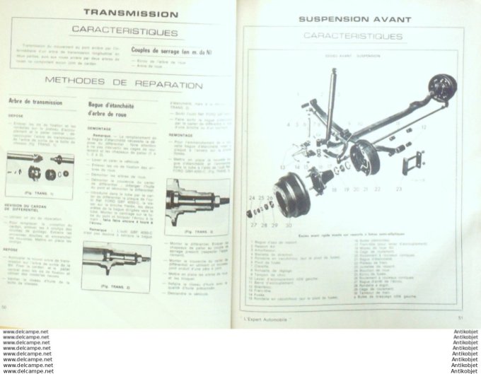 Revue Technique Automobile Ford Transit Alfetta & Alfasud L'expert #115