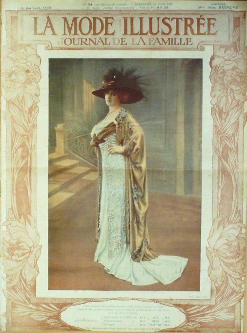 Journal Mode illustrée 1910 # 24 Robe de chambre & de soirées