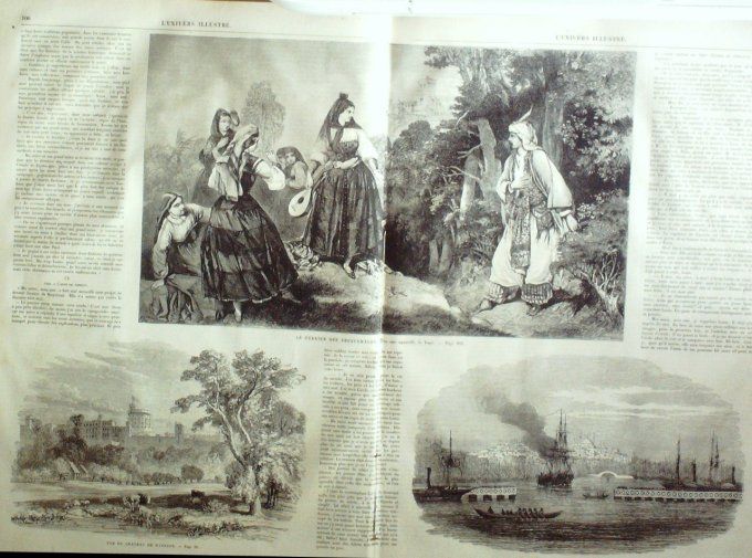 L'Univers illustré 1863 # 250 Tyrol chasse d'ours Espagne Grenade Abencerages constantinople 