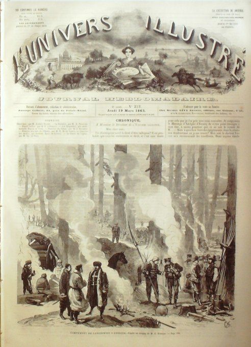 L'Univers illustré 1863 # 253 Goszcza Mle Trebelli Daniel de Foie au Pilori