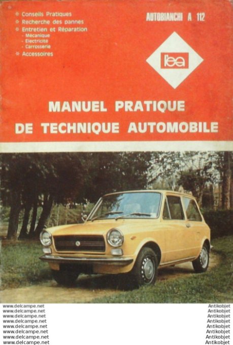 Revue Technique Automobile Autobianchi A112 L'expert #315