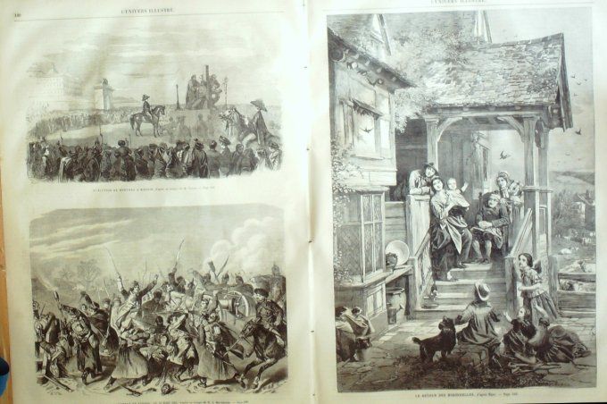 L'Univers illustré 1863 # 255 Espagne Madrid Montero Pologne Zagosc 