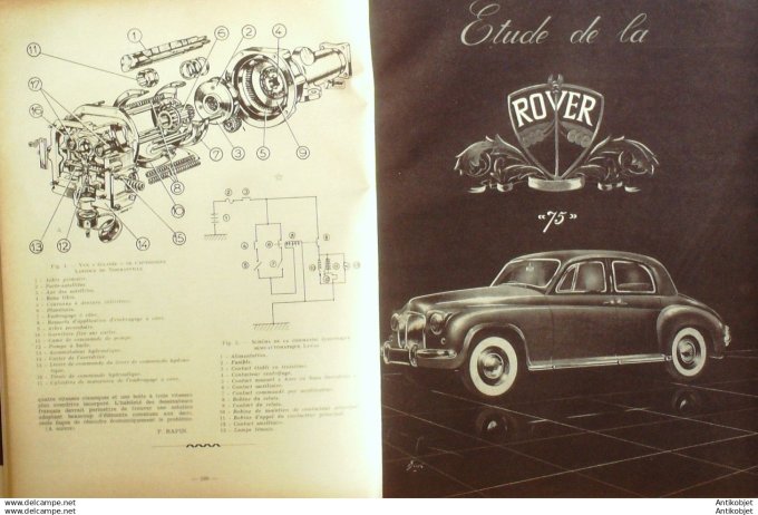 Revue Technique Automobile Rover 75 Tracteurs Someca type Da-50 95#1954