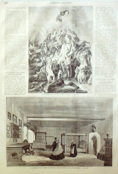 L'Univers illustré 1863 # 257 Wartbourg Pologne Biniszen Kazmiecz 