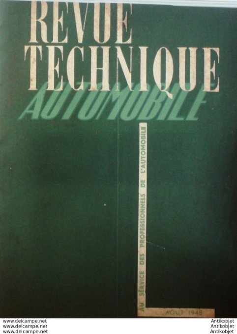 Revue Technique Automobile Talbot Roulements Moteur 4L 28#1948