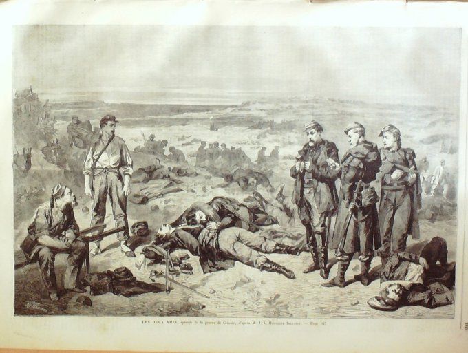 L'Univers illustré 1863 # 258 Italie Ancone Rome villa Panfili Guerre Crimée 