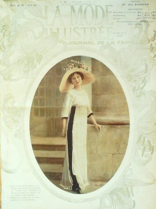 Journal Mode illustrée 1911 # 25 Blouses & chapeaux