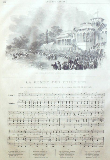 L'Univers illustré 1863 # 261 Strasboluorg chorale Luther (67) Espagne Bilbao Bavière rogations