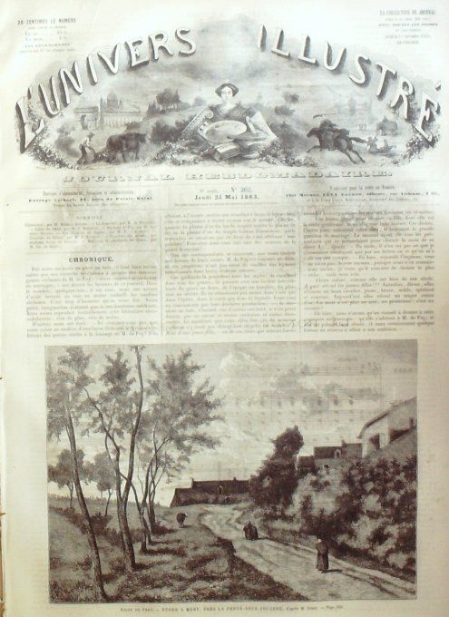 L'Univers illustré 1863 # 262 Ferté-sous-Jouarre (77) Panama Japon Yeddo les forains  