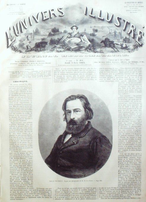 L'Univers illustré 1863 # 264 Ukraine Odessa  Autriche Vienne Ecosse berger Emile Prudent