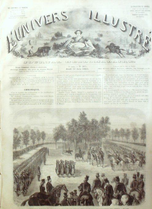 L'Univers illustré 1863 # 265 Egypte Philae Louqsor Brésil Don Pedri II Charles II