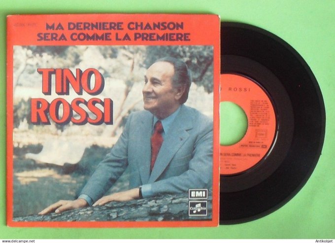 Rossi Tino 45T SP Ma dernière chanson 1977