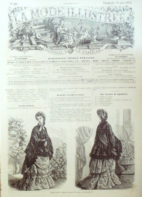 Journal Mode illustrée 1873 # 26 Dolman