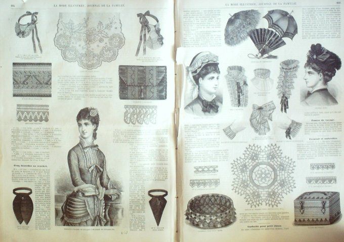 Journal Mode illustrée 1879 # 26 Chapeaux ronds