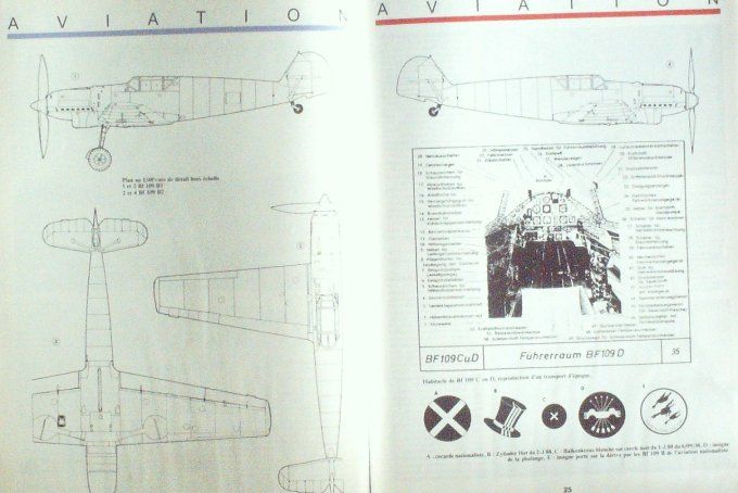 Histoire & Maquettisme 1989 # 28 Tank Panzerjager III/IV Nashorn Sd Kfz 164 M-4 Sherman Messerschmit