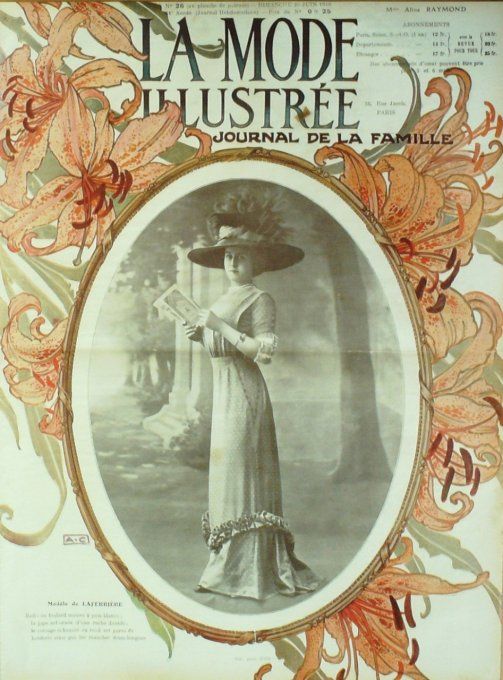 Journal Mode illustrée 1910 # 26 Robes de sorties & théâtre