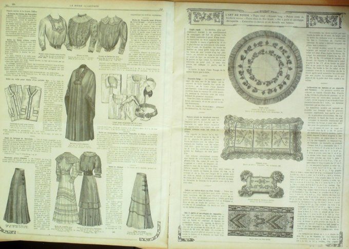 Journal Mode illustrée 1910 # 26 Robes de sorties & théâtre