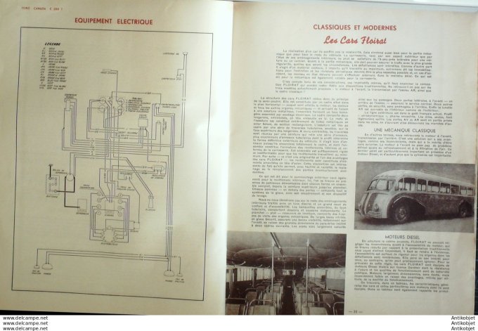 Revue Technique Automobile Autocars Floirat Ford Canada Tracteurs 12#1947