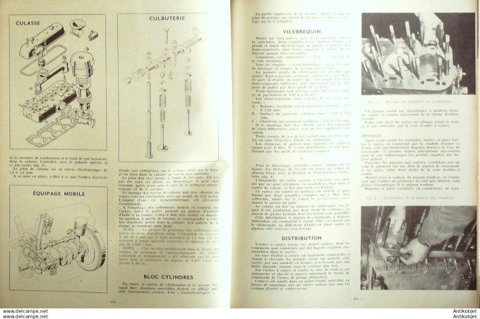 Revue Technique Automobile Moteurs Hispano Suiza licence Hercules 101#1954