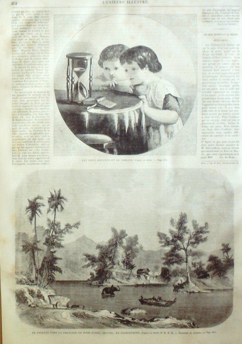 L'Univers illustré 1863 # 271 Vichy (01) Viet-Nam Dinh-Tuong Mitto Silésie Ponik Mexico