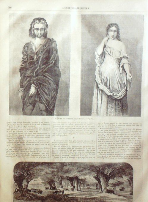 L'Univers illustré 1863 # 275 Haras du Pin (61) Toulon (83) port Hamlet & Ophélia