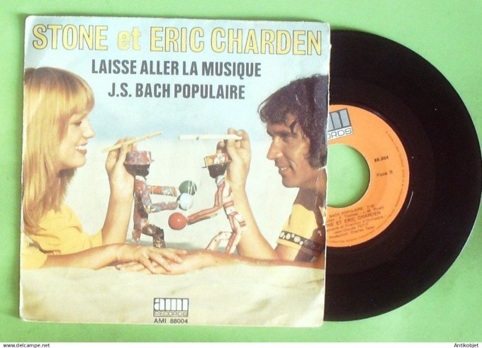 Stone & Charden Eric 45T SP Laisse aller la musique 1972