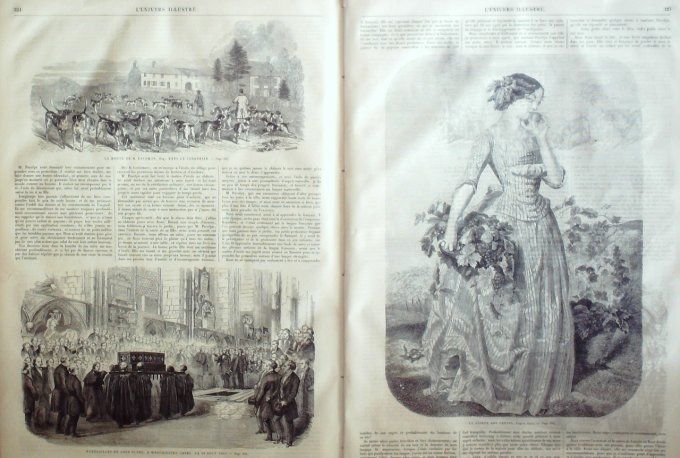 L'Univers illustré 1863 # 278 Italie Desenzano Westminster Lord Clyde  Yorkshire