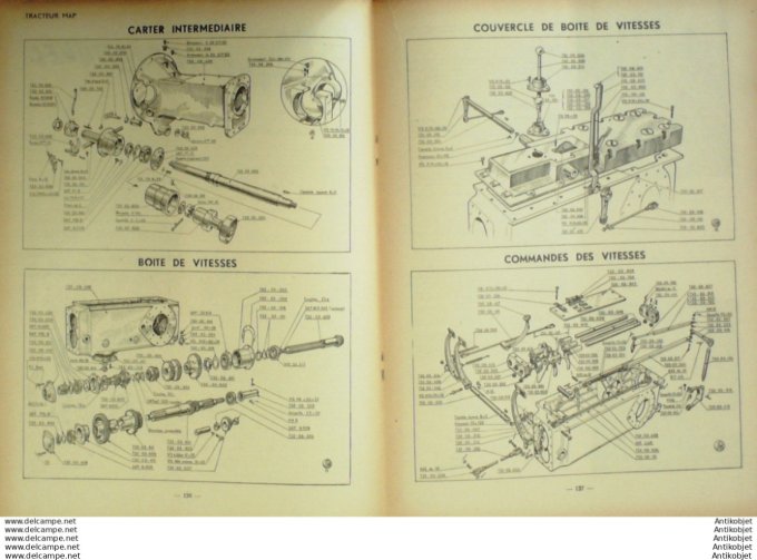 Revue Technique Automobile Tracteur Map DR3 Westinghouse frein 35#1949