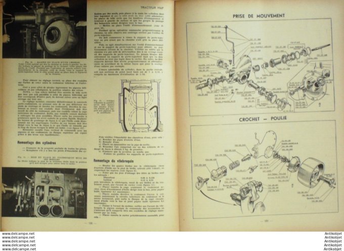 Revue Technique Automobile Tracteur Map DR3 Westinghouse frein 35#1949