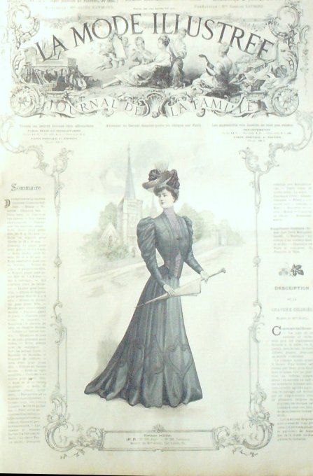 Journal Mode illustrée 1905 # 27 Costume tailleur