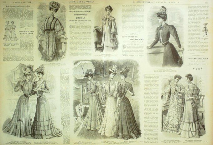 Journal Mode illustrée 1905 # 27 Costume tailleur