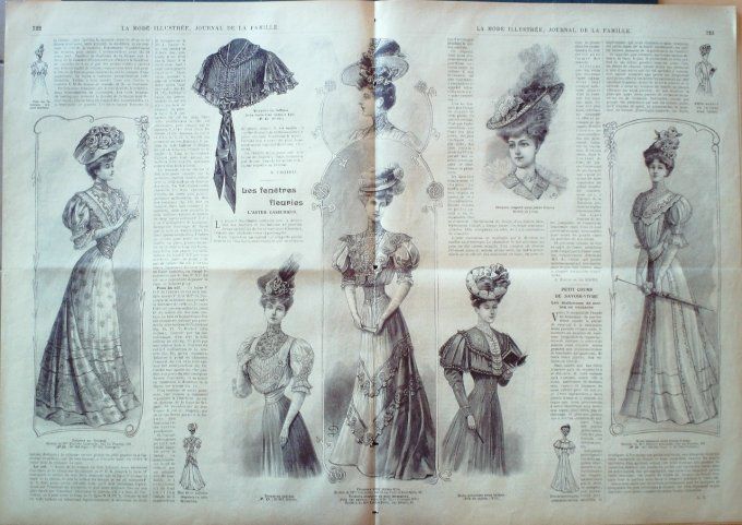 Journal Mode illustrée 1906 # 27 Robe en serge