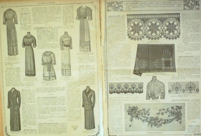 Journal Mode illustrée 1911 # 27 Robes & costumes de voyages