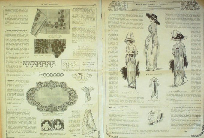 Journal Mode illustrée 1911 # 27 Robes & costumes de voyages