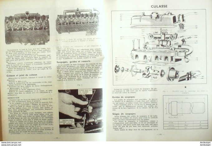 Revue Technique Automobile Tracteur Farmall type FC Ford Consul & Zéphyr 98#1954