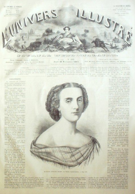 L'Univers illustré 1863 # 289 Statue Cupidon Virginie Frédéricksburg Piney-Factory