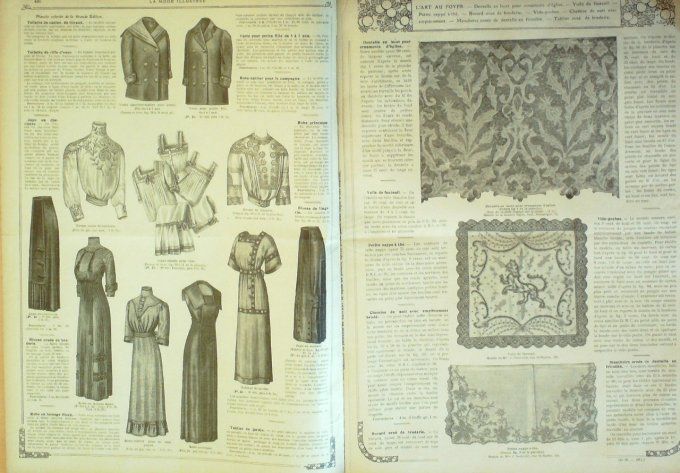 Journal Mode illustrée 1911 # 28 Robes de visites