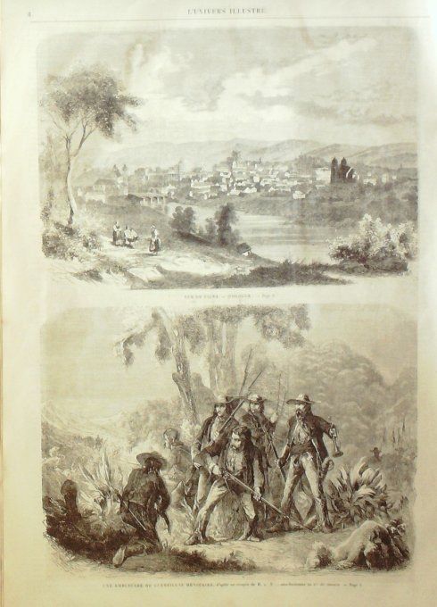 L'Univers illustré 1863 # 290 Danemark Christiansborg Pologne Vilna Suède Walpurgis 