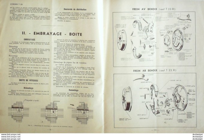 Revue Technique Automobile Citroën T 23 Puch 125 AJS 350-500cc 34#1949