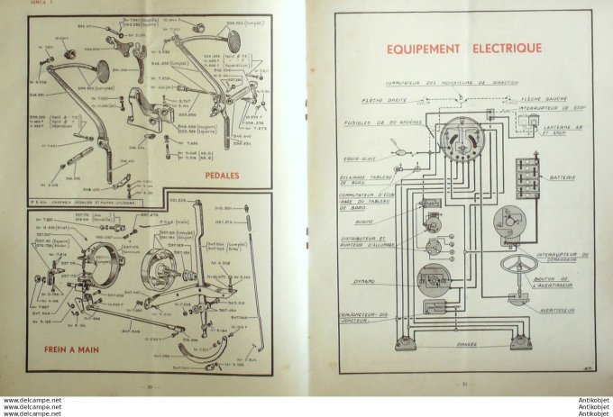 Revue Technique Automobile Simca 5 Autocars Chausson 17#1947