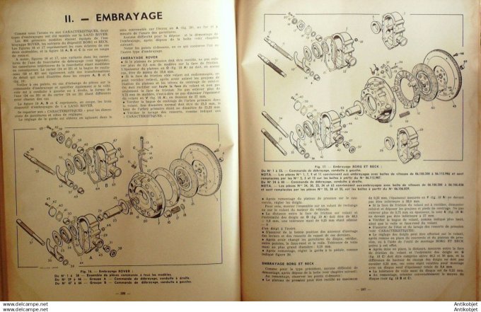 Revue Technique Automobile Land Rover moteur Rover 60 Sonabel 113#1955