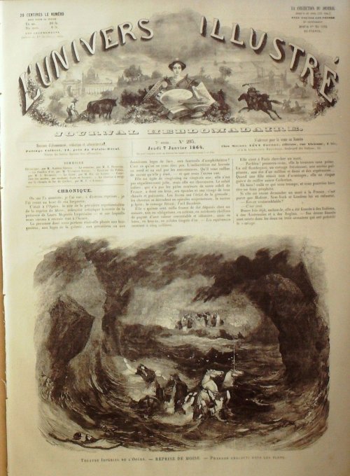 L'Univers illustré 1863 # 294 Etrennes Autographes  