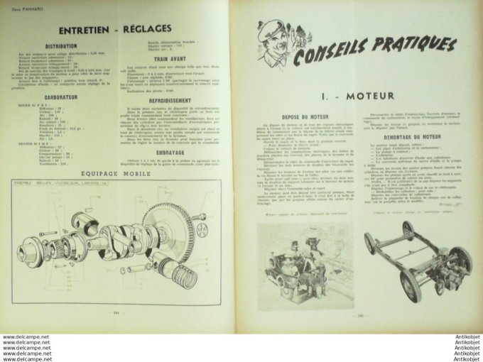 Revue Technique Automobile Panhard Ford Canada 40#1949