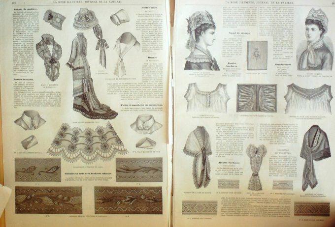 Journal Mode illustrée 1878 # 29 Robes en mousseline & gaze