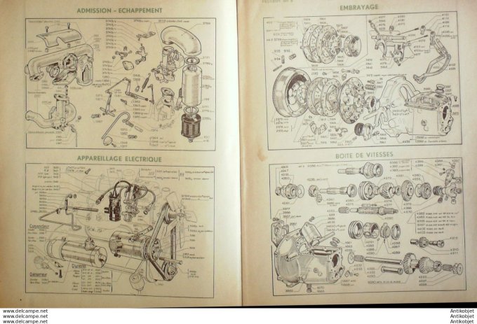 Revue Technique Automobile Peugeot 402B Moteur Somua-Hesselman 13#1947