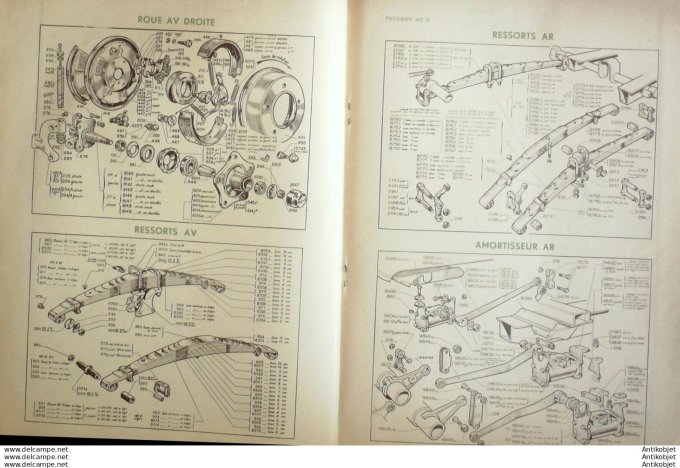 Revue Technique Automobile Peugeot 402B Moteur Somua-Hesselman 13#1947