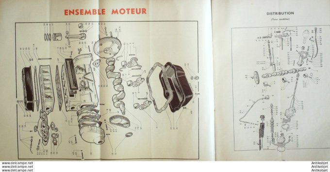 Revue Technique Automobile Simca 8-1200 Jeep 49-50 1950