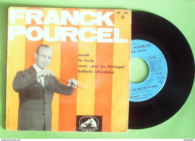 Pourcel Franck 45T EP La foule 1962