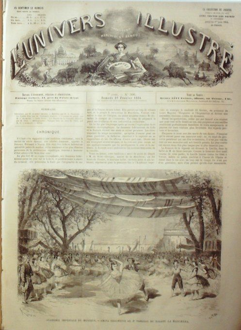 L'Univers illustré 1864 # 306 Islande île Jean Mayen esquimaux Danemark Oldenbourg Lubeck