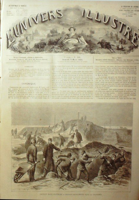 L'Univers illustré 1864 # 308 Madagascar Tananarive fête de blanchisseuses